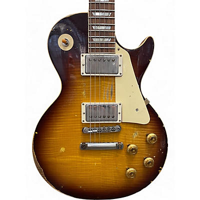 Gibson Used 2021 Gibson Murphy Lab Ultra Heavy Age 1959 Les Paul Standard Reissue Kindred Burst Solid Body Electric Guitar