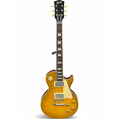 Used 2021 Gibson MurphyLab 59 Les Paul Lemonburst Solid Body Electric Guitar