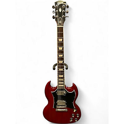 Used 2021 Gibson SG Cherry Solid Body Electric Guitar