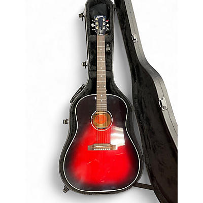 Used 2021 Gibson Slash-J45 Vermillion Burst Acoustic Electric Guitar