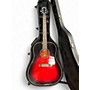 Used 2021 Gibson Slash-J45 Vermillion Burst Acoustic Electric Guitar Vermillion Burst