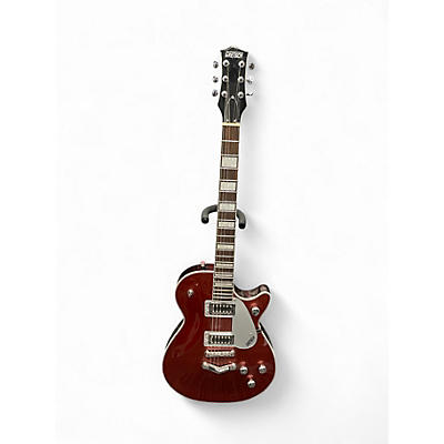 Used 2021 Gretsch Guitars Electromatic G5220 Jet V-Stoptail Dark Cherry Solid Body Electric Guitar