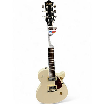 Used 2021 Gretsch Guitars  G2210 Streamliner Junior Jet Club Vintage White Solid Body Electric Guitar