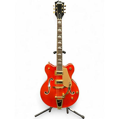 Used 2021 Gretsch Guitars G5422T Electromatic Trans Orange Hollow Body Electric Guitar