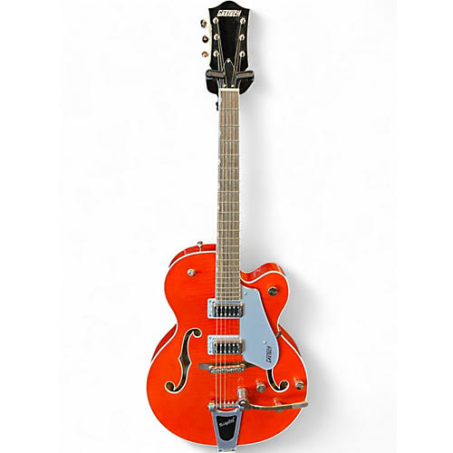 Used 2021 Gretsch Guitars G5427T Orange Hollow Body Electric Guitar Orange