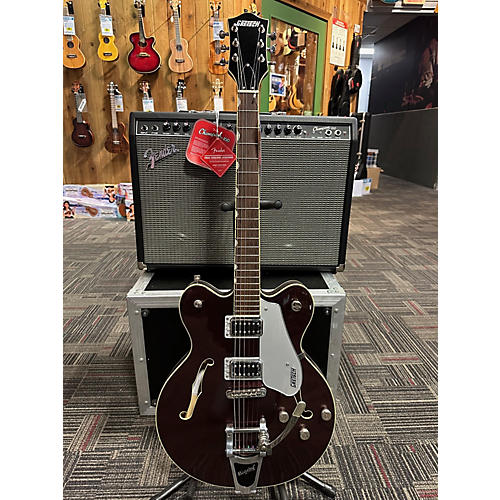 Gretsch Guitars Used 2021 Gretsch Guitars G5622T Electromatic Center Block Double Cut Bigsby Burgundy Hollow Body Electric Guitar Burgundy