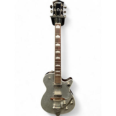 Used 2021 Gretsch Guitars G6129T-1957 1957 Reissue Silver Jet Bigsby Silver Sparkle Solid Body Electric Guitar