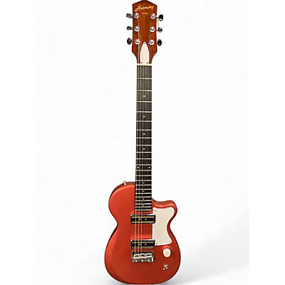 Harmony Used 2021 Harmony Juno Coral red Solid Body Electric Guitar