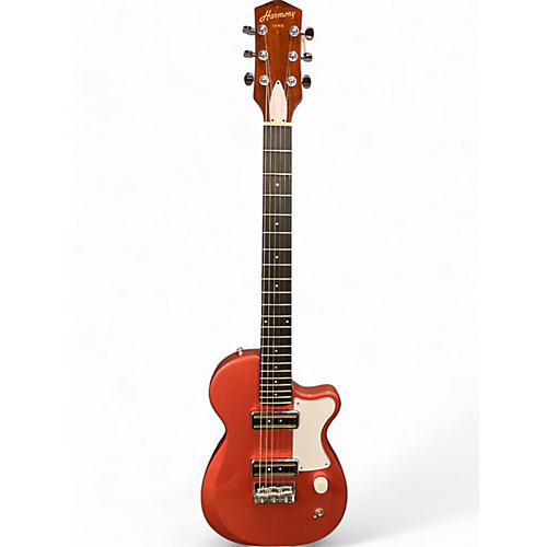 Harmony Used 2021 Harmony Juno Coral red Solid Body Electric Guitar Coral red