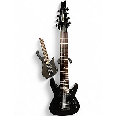 Used 2021 Ibanez S8  Black Solid Body Electric Guitar