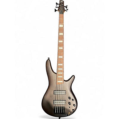 Used 2021 Ibanez SDGR 5 STRING Brown Electric Bass Guitar