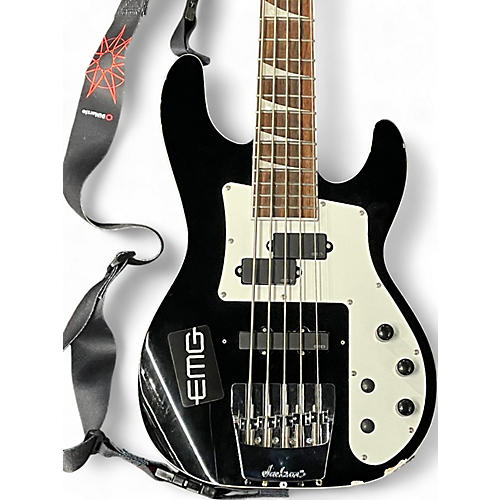 Used 2021 Jackson Concert Bass X Series CBXNT DX V Black Electric Bass Guitar Black