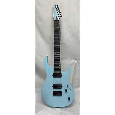 Used 2021 Kiesel Aeries 7 Raw Light Blue Solid Body Electric Guitar