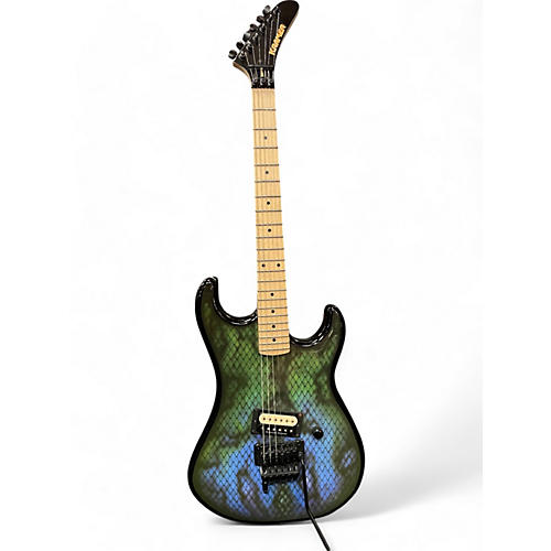 Kramer Used 2021 Kramer Baretta Custom Graphic Snakeskin Custom Graphic Solid Body Electric Guitar Custom Graphic