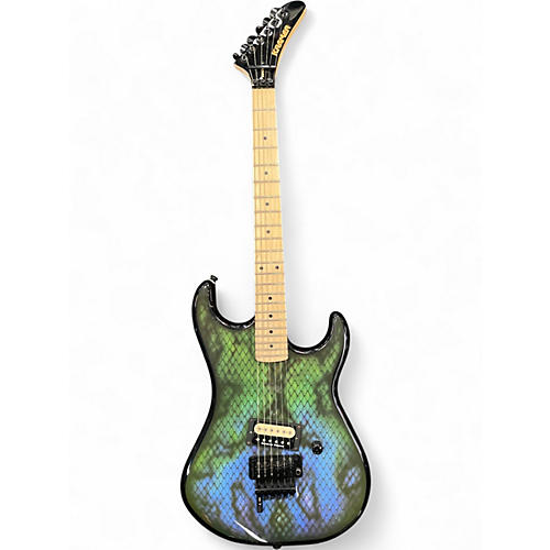 Used 2021 Kramer baretta CUSTOM Snakeskin Solid Body Electric Guitar Snakeskin