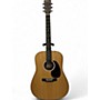 Used 2021 Martin D10E Natural Acoustic Electric Guitar Natural