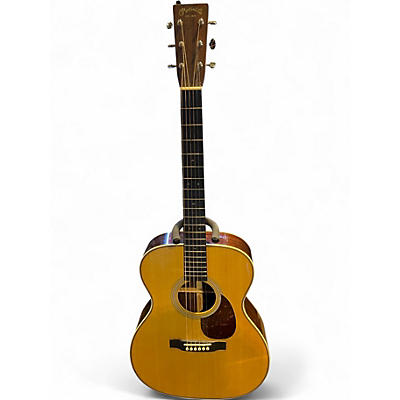 Used 2021 Martin OM28 Natural Acoustic Guitar