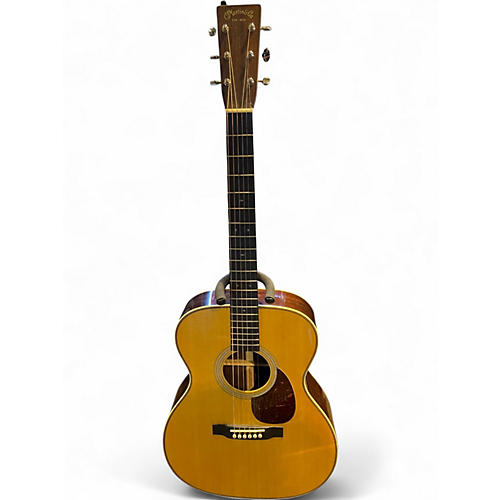 Used 2021 Martin OM28 Natural Acoustic Guitar Natural