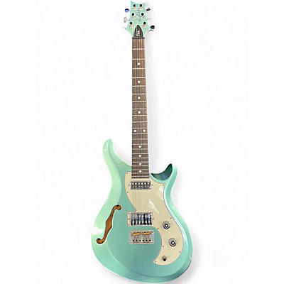 Used 2021 PRS S2 Vela semi hollowbody FROST GREEN Hollow Body Electric Guitar