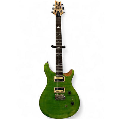 Used 2021 PRS SE CUSTOM 24 08 ERIZA VERDE Solid Body Electric Guitar