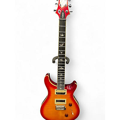 Used 2021 PRS SE Custom 24 Sunburst Solid Body Electric Guitar
