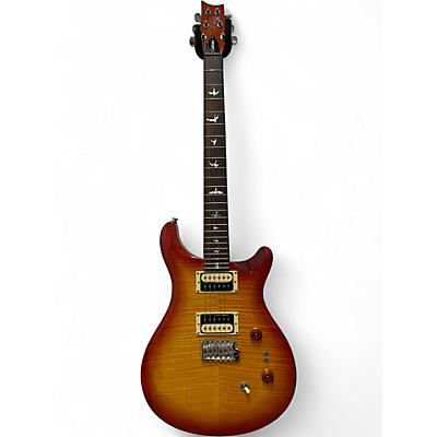 Used 2021 PRS SE Custom 24 Vintage Sunburst Solid Body Electric Guitar