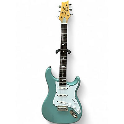 Used 2021 PRS SE Silver Sky Stone Blue Solid Body Electric Guitar