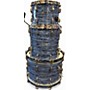 Used 2021 Pearl 3 Piece President Series Deluxe Ocean Ripple Drum Kit Ocean Ripple