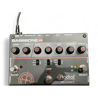 Used 2021 Radial Engineering Bassbone Bass Pre DI Bass Effect Pedal