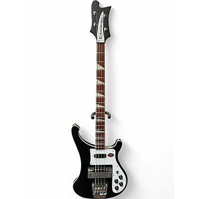 Used 2021 Rickenbacker 4003 Matte Black Electric Bass Guitar
