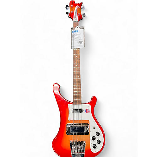 Used 2021 Rickenbacker 4003S Fireglo Electric Bass Guitar Fireglo