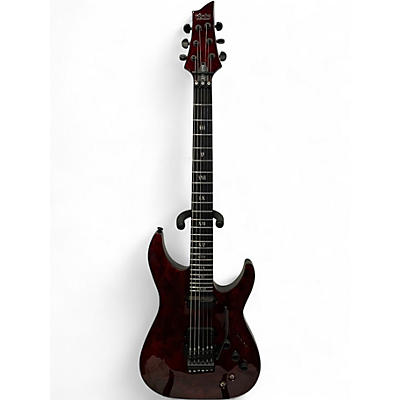 Used 2021 Schecter Guitar Research C1 Apocalypse C-1 FR-S  Red Reign Solid Body Electric Guitar