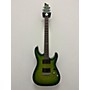 Used Schecter Guitar Research Used 2021 Schecter Guitar Research C1 Platinum Green Burst Solid Body Electric Guitar Green Burst