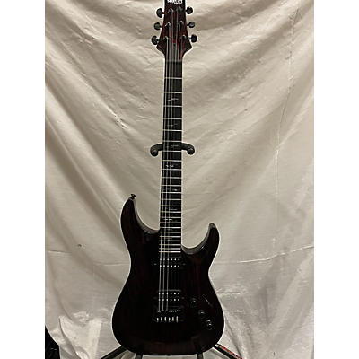 Schecter Guitar Research Used 2021 Schecter Guitar Research C1 SILVER MOUNTAIN BLOOD MOON Solid Body Electric Guitar