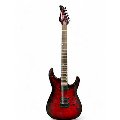Used 2021 Schecter Guitar Research CR-6 Black Cherry Solid Body Electric Guitar