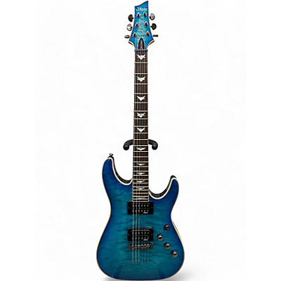 Schecter Guitar Research Used 2021 Schecter Guitar Research Omen Extreme 6 Ocean Blue Burst Solid Body Electric Guitar