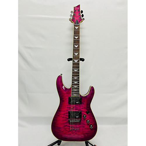 Schecter Guitar Research Used 2021 Schecter Guitar Research Omen Extreme 6 Raspberry Burst Solid Body Electric Guitar Raspberry Burst