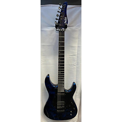 Schecter Guitar Research Used 2021 Schecter Guitar Research Sun Valley Super Shredder FR With Sustaniac Blue Rain Solid Body Electric Guitar