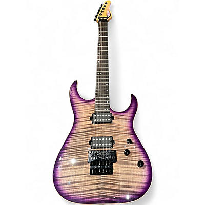 Used 2021 Schecter Guitar Research Sunset Classic II Floyd Rose VIOLET ICE Solid Body Electric Guitar