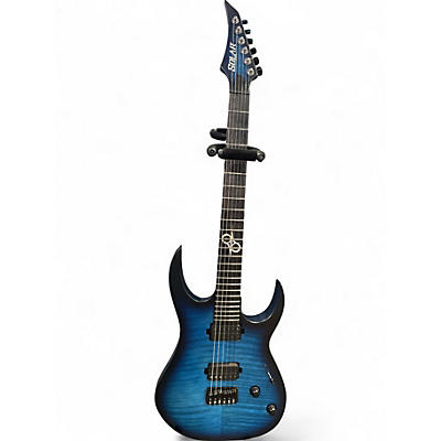 Used 2021 Solar Guitars S126 HFOB Blue Burst Solid Body Electric Guitar