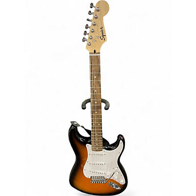 Used 2021 Squier Affinity Stratocaster 2 Tone Sunburst Solid Body Electric Guitar