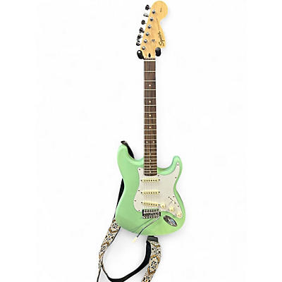 Used 2021 Squier Affinity Stratocaster Seafoam Green Solid Body Electric Guitar