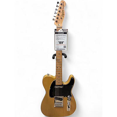 Used 2021 Squier Affinity Telecaster satin butterscotch Solid Body Electric Guitar