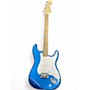 Used 2021 Squier Bullet Stratocaster Blue Solid Body Electric Guitar Blue