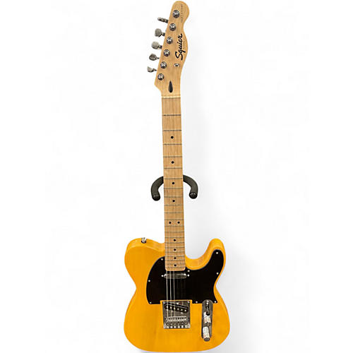 Used 2021 Squier Bullet Telecaster Butterscotch Blonde Solid Body Electric Guitar Butterscotch Blonde