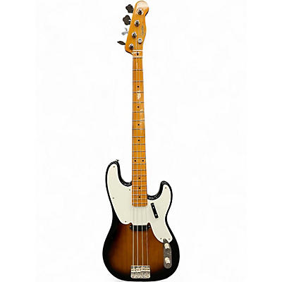 Used 2021 Squier Classic Vibe 1950S Precision Bass 2 Color Sunburst Electric Bass Guitar