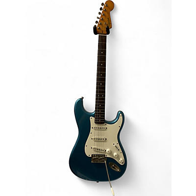 Used 2021 Squier Classic Vibe 1960S Stratocaster Blue Solid Body Electric Guitar