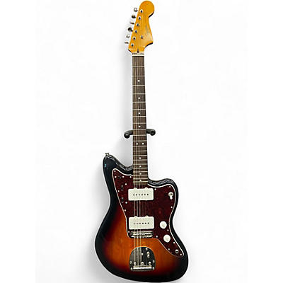 Used 2021 Squier Classic Vibe 60s Jazzmaster 3 Color Sunburst Solid Body Electric Guitar