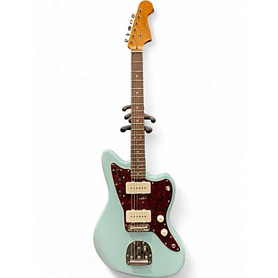 Used 2021 Squier Classic Vibe 60s Jazzmaster Daphne Blue Solid Body Electric Guitar