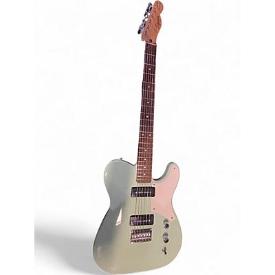 Used 2021 Squier Paranormal Baritone Cabronita Telecaster Seafoam Green Solid Body Electric Guitar